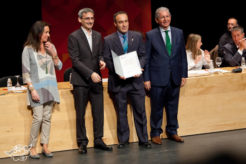 Los profesores de la Esdir Jorge Montes y Eduardo Martínez galardonados por la UR
