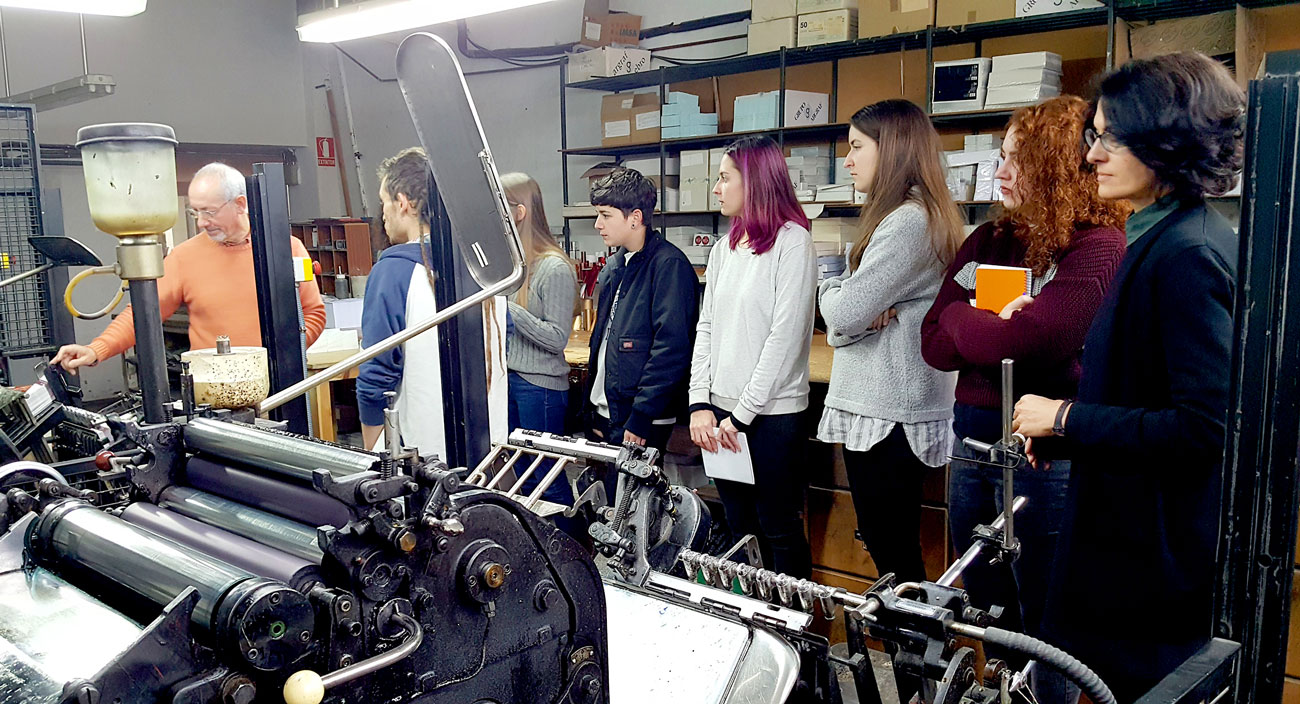 Máster de Packaging: Visita a Gráficas ARGRAF