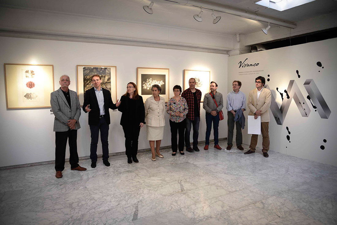 Inauguración de la exposición del VII Premio de Grabado y Vino Fundación Vivanco