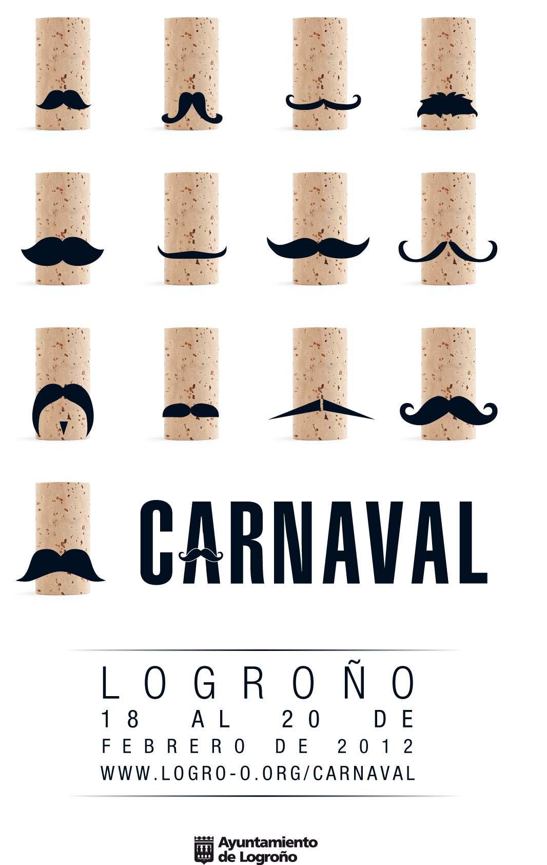 Raquel Díaz Romero y Álvaro Javier Jaimes, autores del cartel ganador del concurso Carnaval 2012