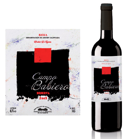 Aroa Díez Ezquerro ganadora del concurso para la etiqueta de Bodegas Campo Babiero.