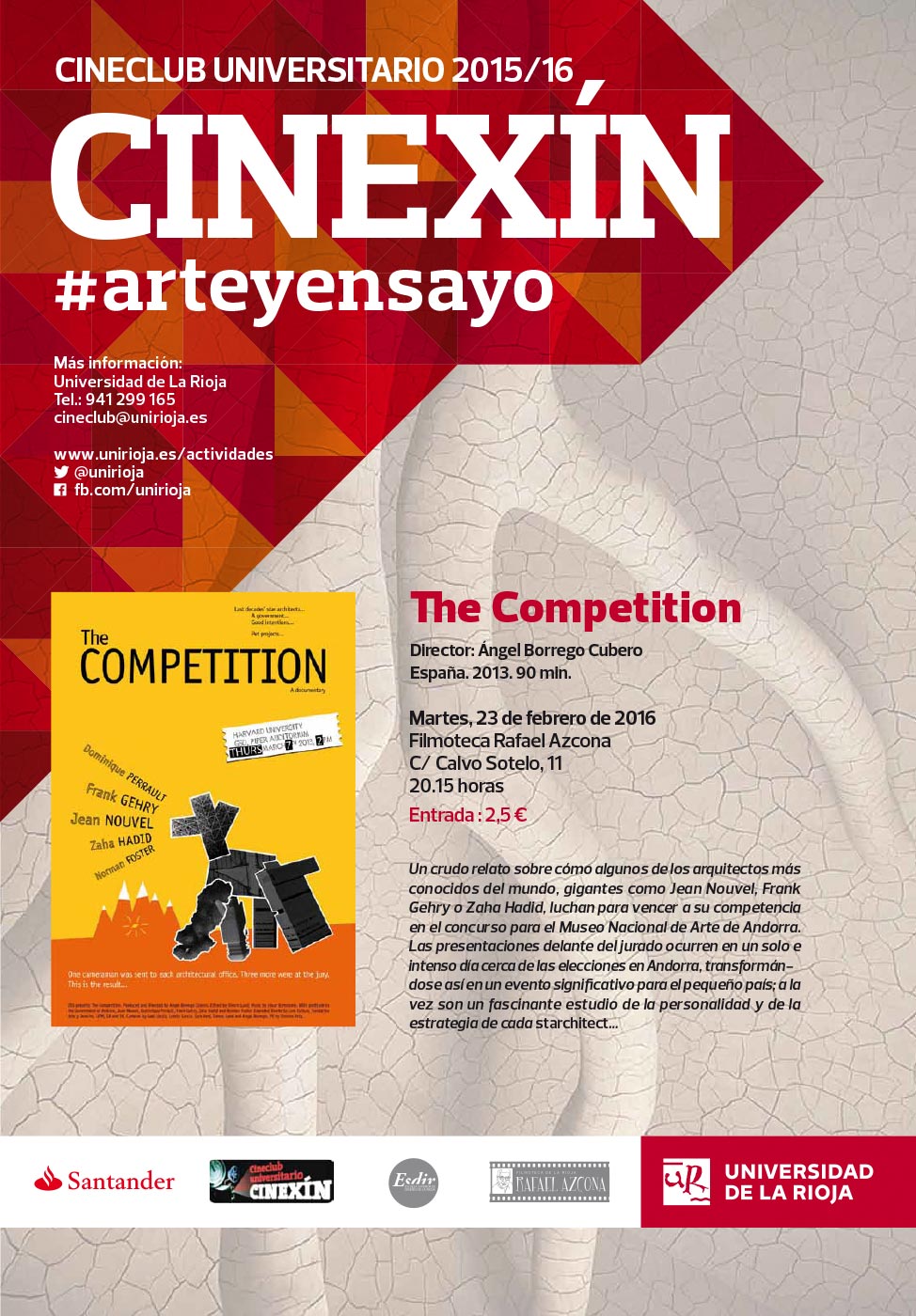 "The Competition", Cineclub Cinexín. Filmoteca Rafael Azcona