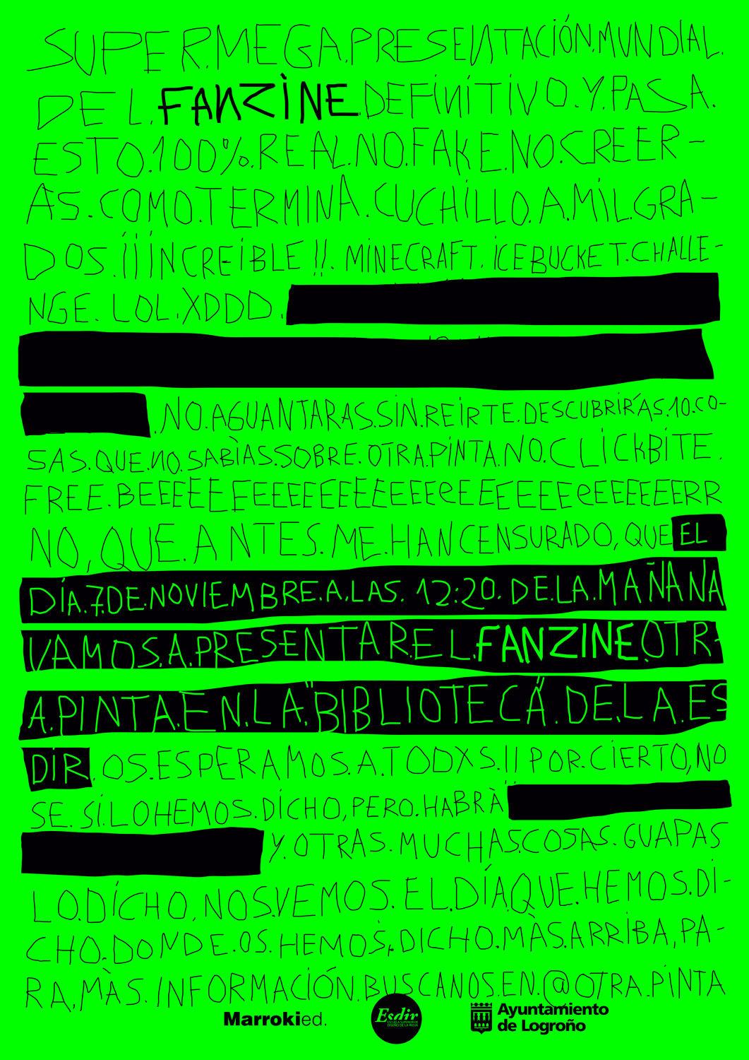 Presentación del fanzine Otra Pinta