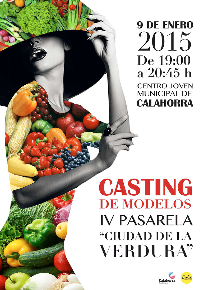 Cartel del casting de modelos para la IV Pasarela 