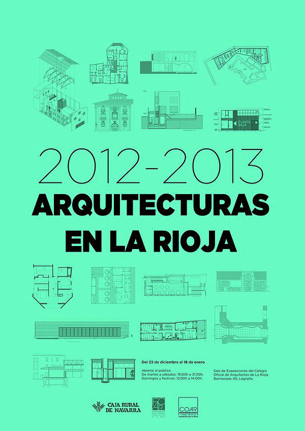 Exposición arquitecturas en La Rioja 2012-2013