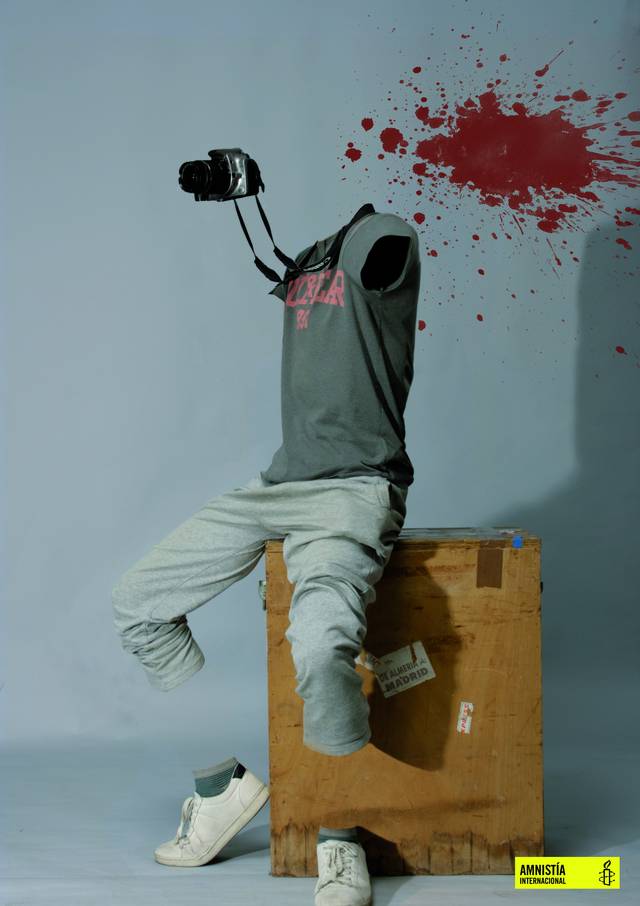 Amnistía Internacional publica un fotomontaje de estudiantes de la Esdir