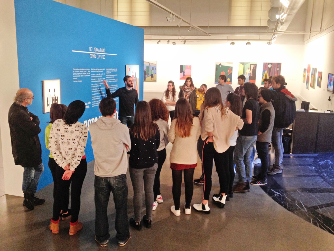 Visita a la expo de El ROTO