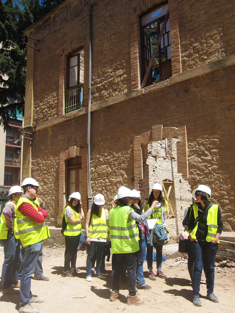 Visita a las obras del Palacio de Justicia de 3º y 4 de Interiores