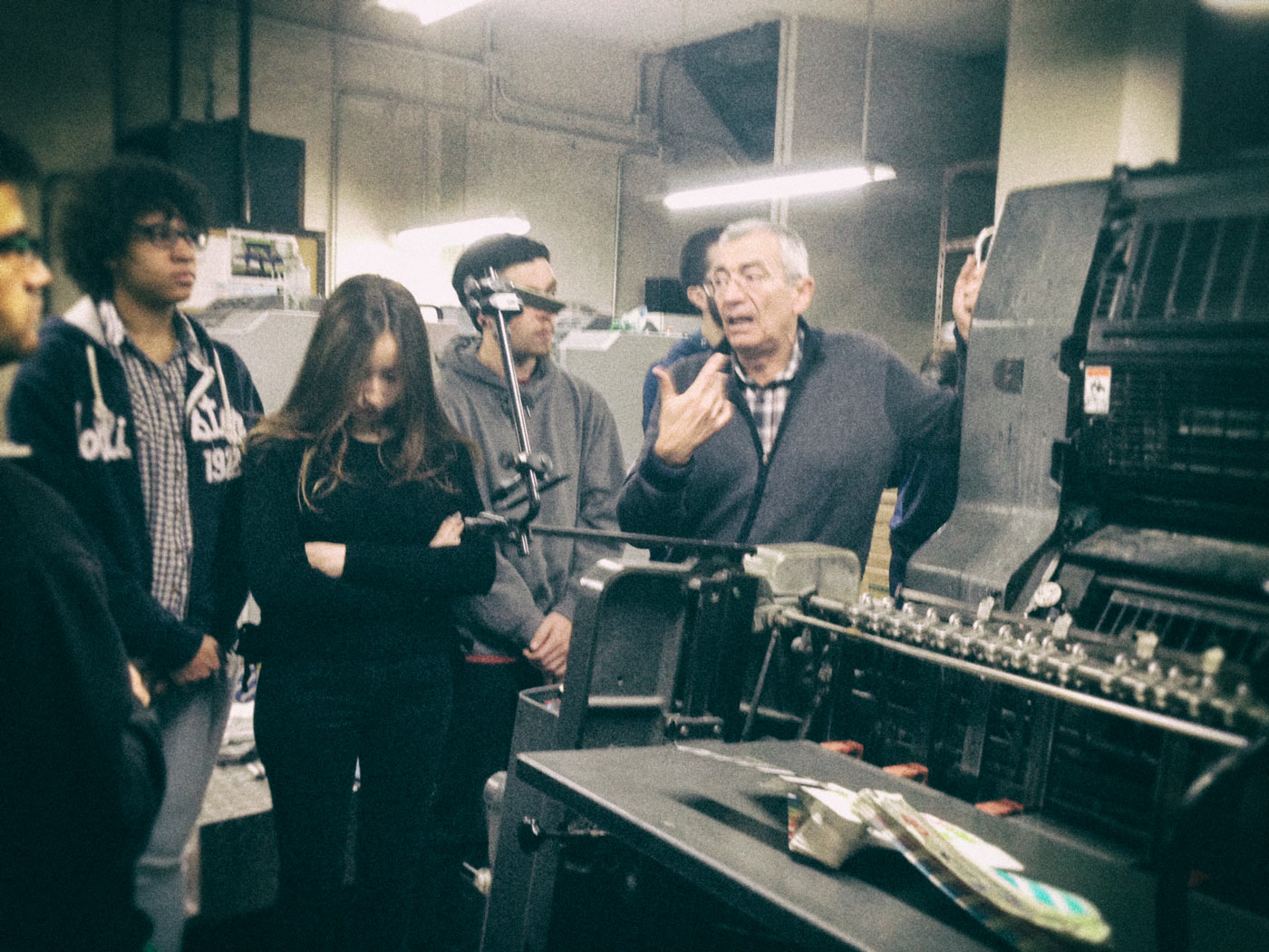 Visita a la imprenta Vidal