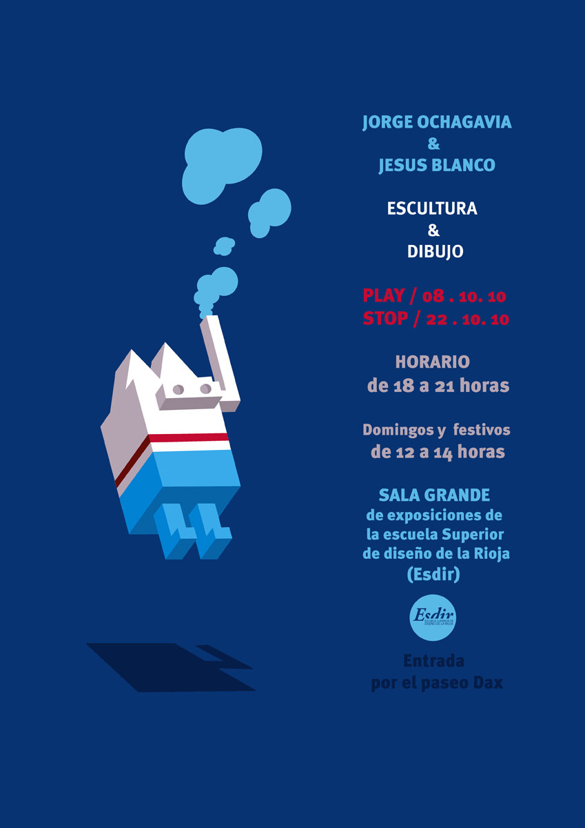 Exposición de Jorge Ochagavía y Jesús Blanco en la Esdir