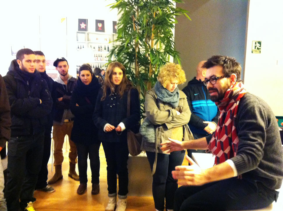 Visita a Moruba, Estudio de Diseño Gráfico