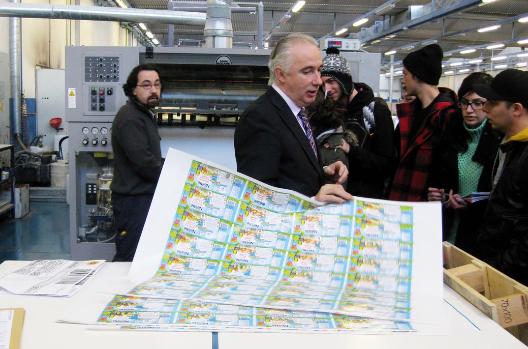 Visita a la Imprenta Moderna