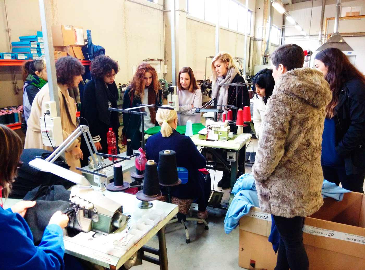 Visita Manufacturas Molina. Géneros Tejidos