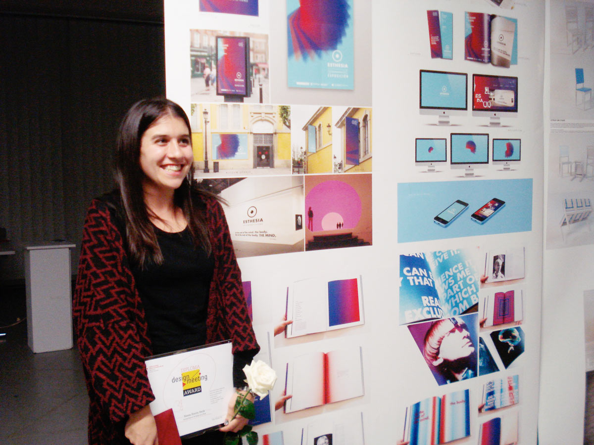 Nerea Simón, alumna de gráfico, gana el 3er PREMIO en el concurso internacional DesignMeeting 2015