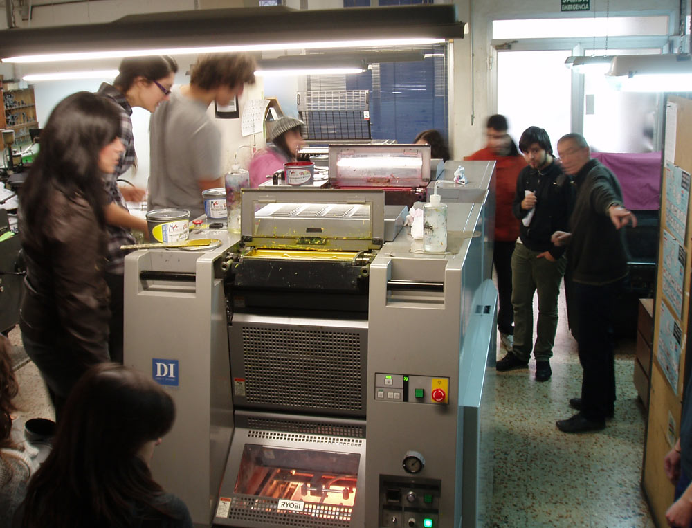 VISITA A LA IMPRENTA VIDAL