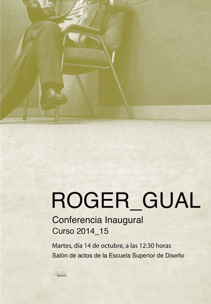 Conferencia inaugural a cargo de Roger Gual. Curso 2014/15
