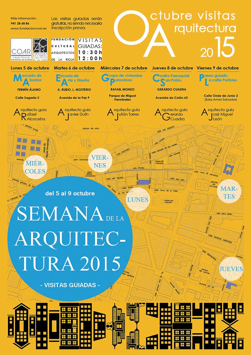 LA ESDIR EN LA SEMANA DE LA ARQUITECTURA 2015 (COAR)