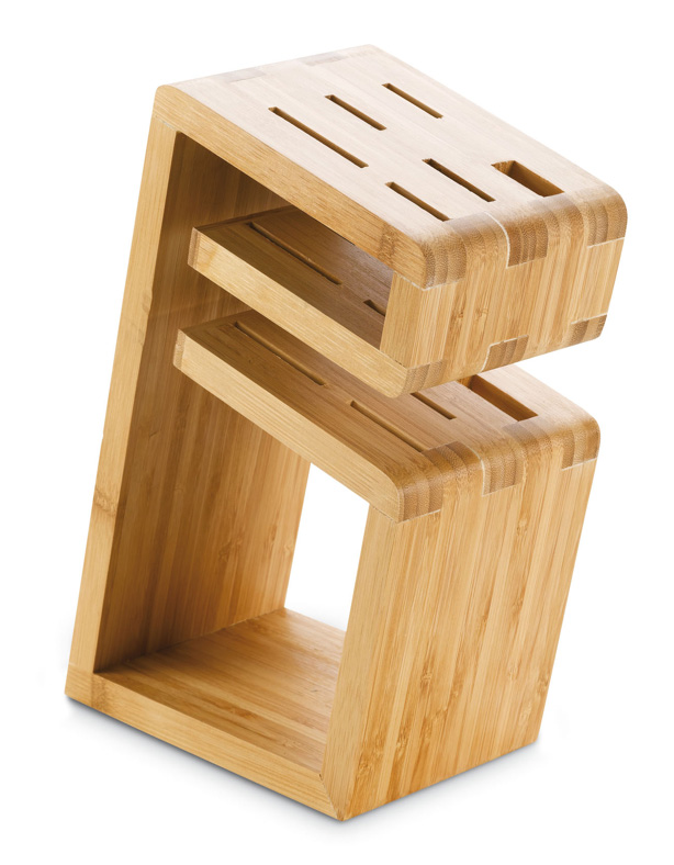 Taco de cuchillos diseñado por Borja Andrés y producido por Bueno Hermanos