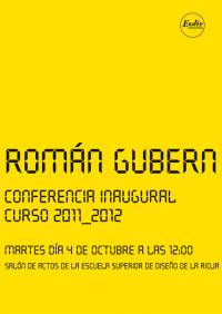 Conferencia Inaugural a cargo de Román Gubern. Curso 2011-12