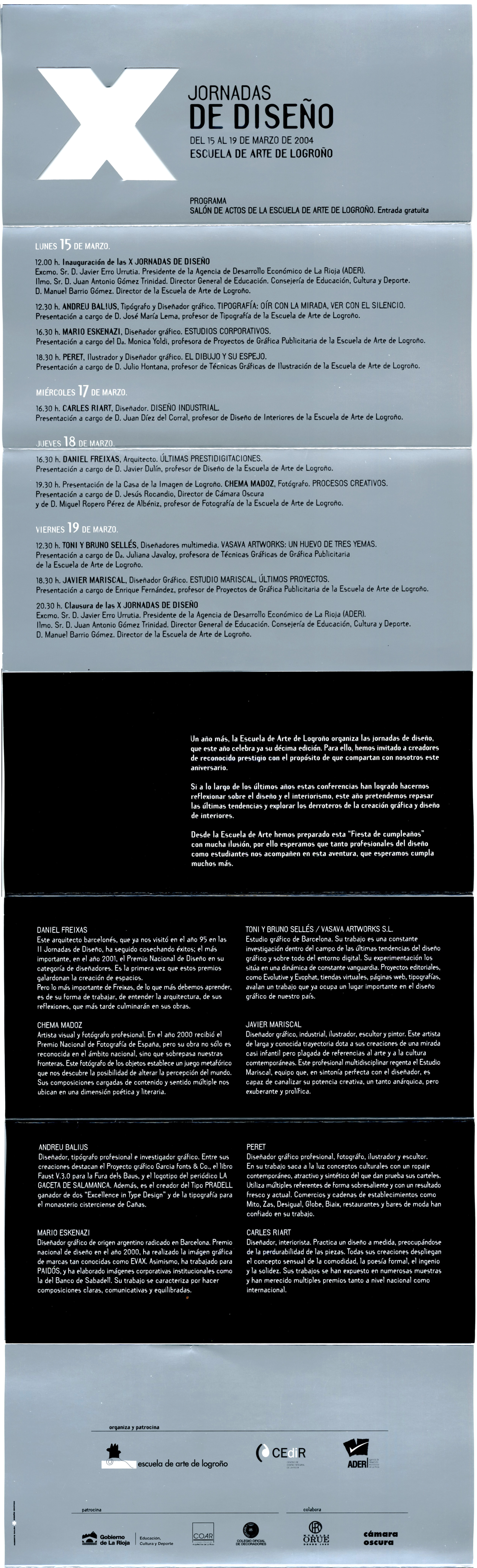 10 Jornadas de Diseño en la Escuela de Arte de Logroño