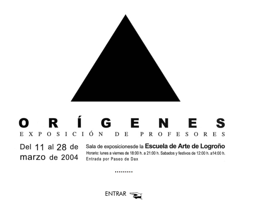 Exposición de Profesores: Orígenes. 2004