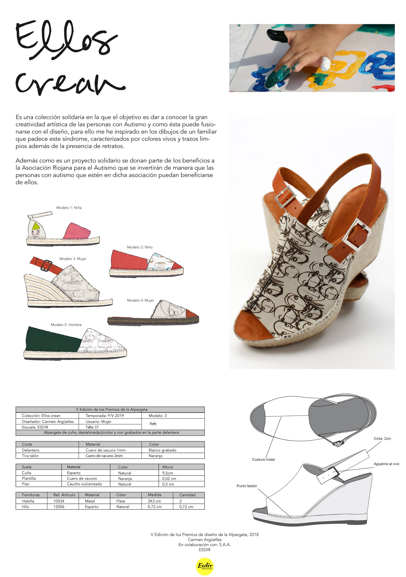 Carmen Argüelles II premio en el V Concurso Alpargata Cervera