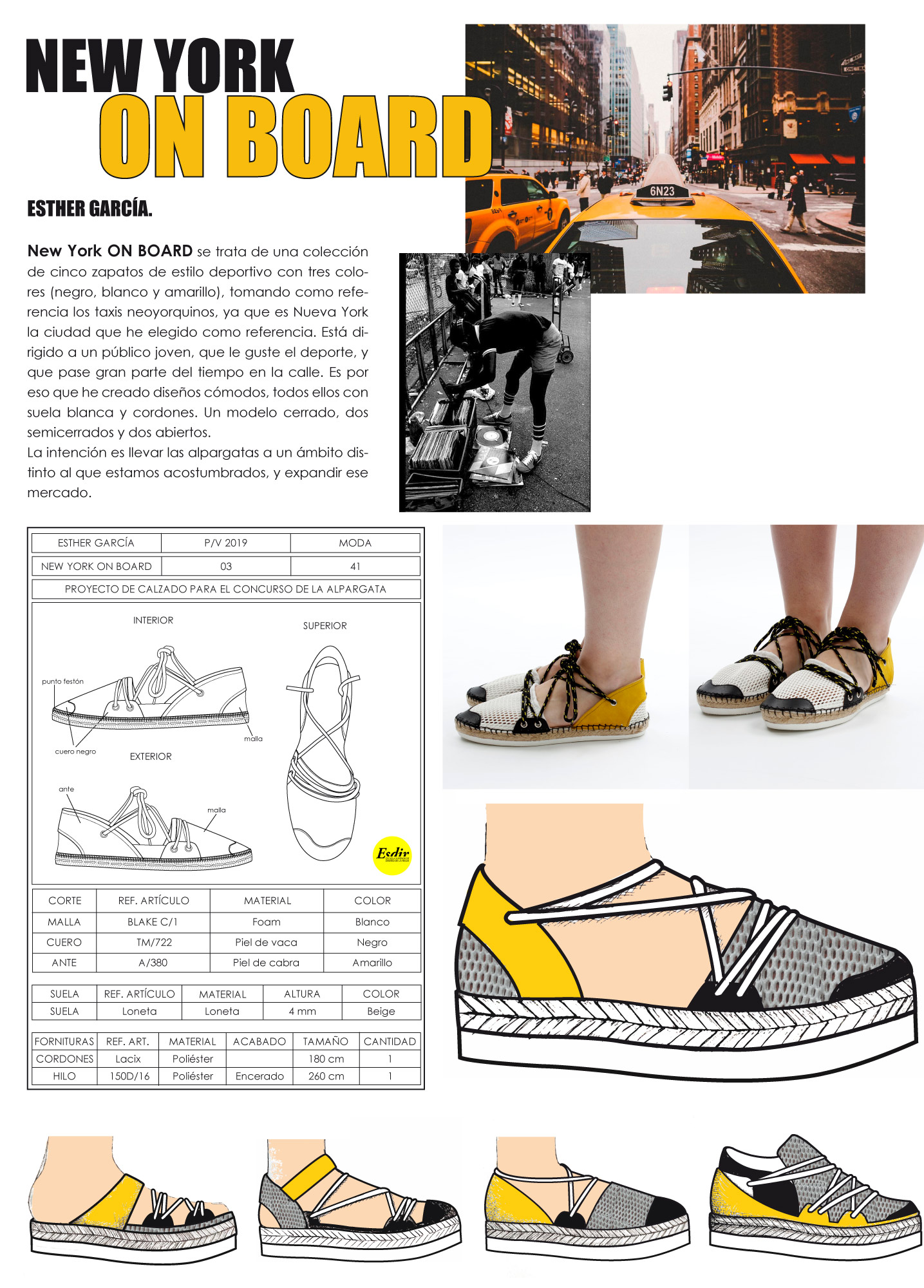 Carmen Argüelles II premio en el V Concurso Alpargata Cervera