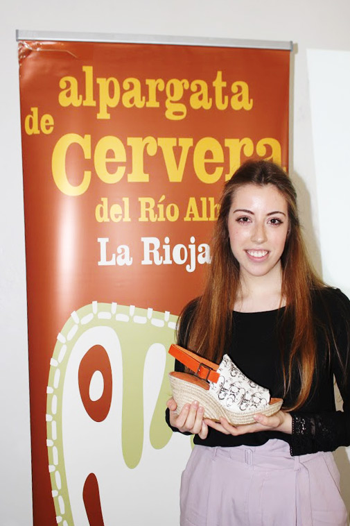 Carmen Argüelles II premio en el V Concurso Alpargata Cervera
