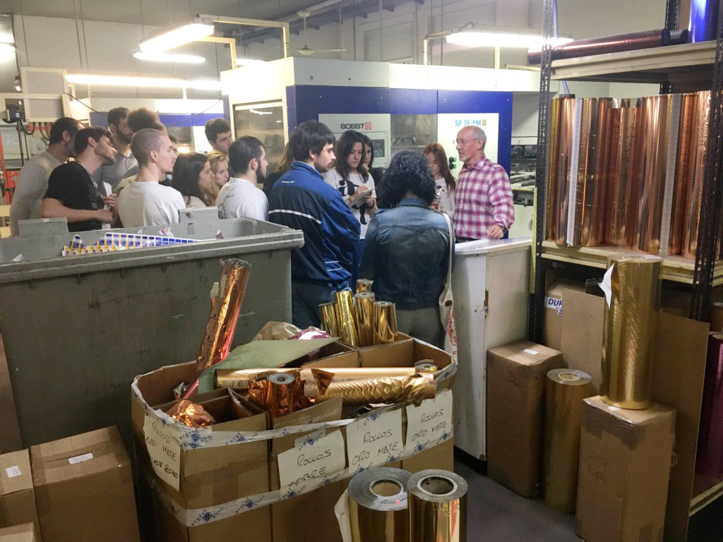 3º de Producto visita la imprenta Grupo Argraf