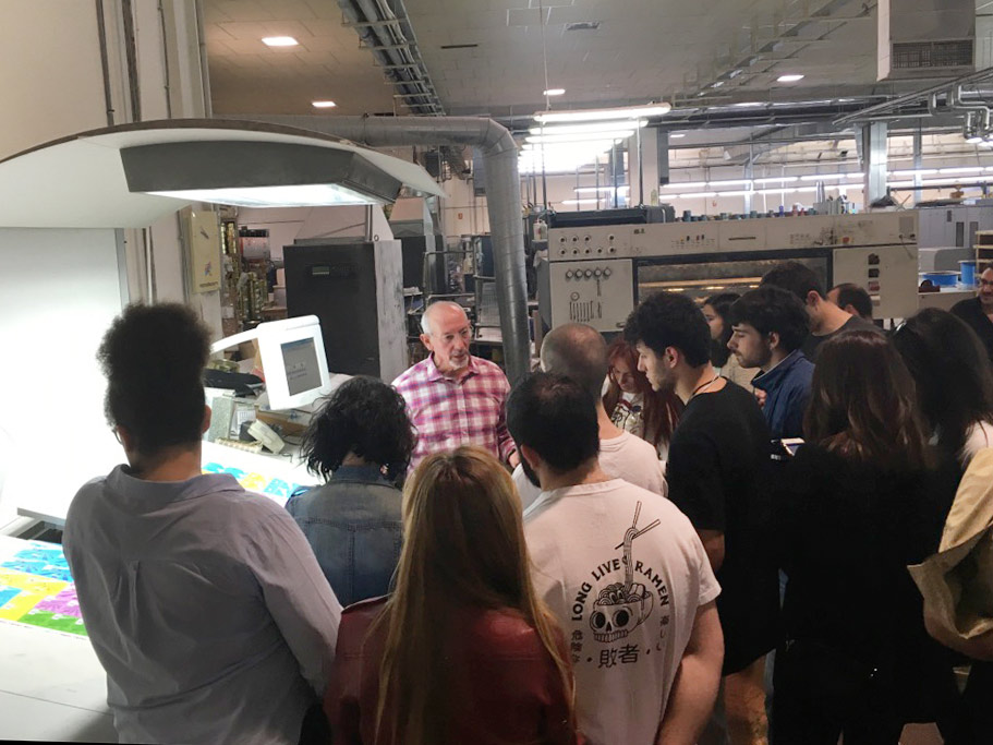 3º de Producto visita la imprenta Grupo Argraf