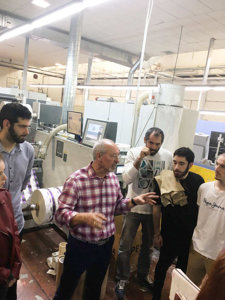 3º de Producto visita la imprenta Grupo Argraf