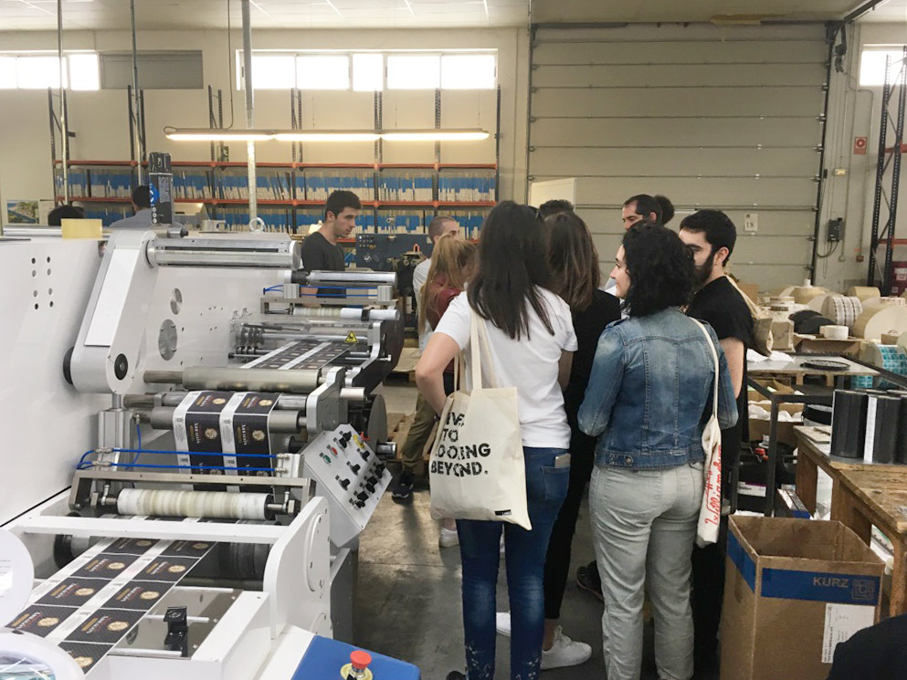 3º de Producto visita la imprenta Grupo Argraf