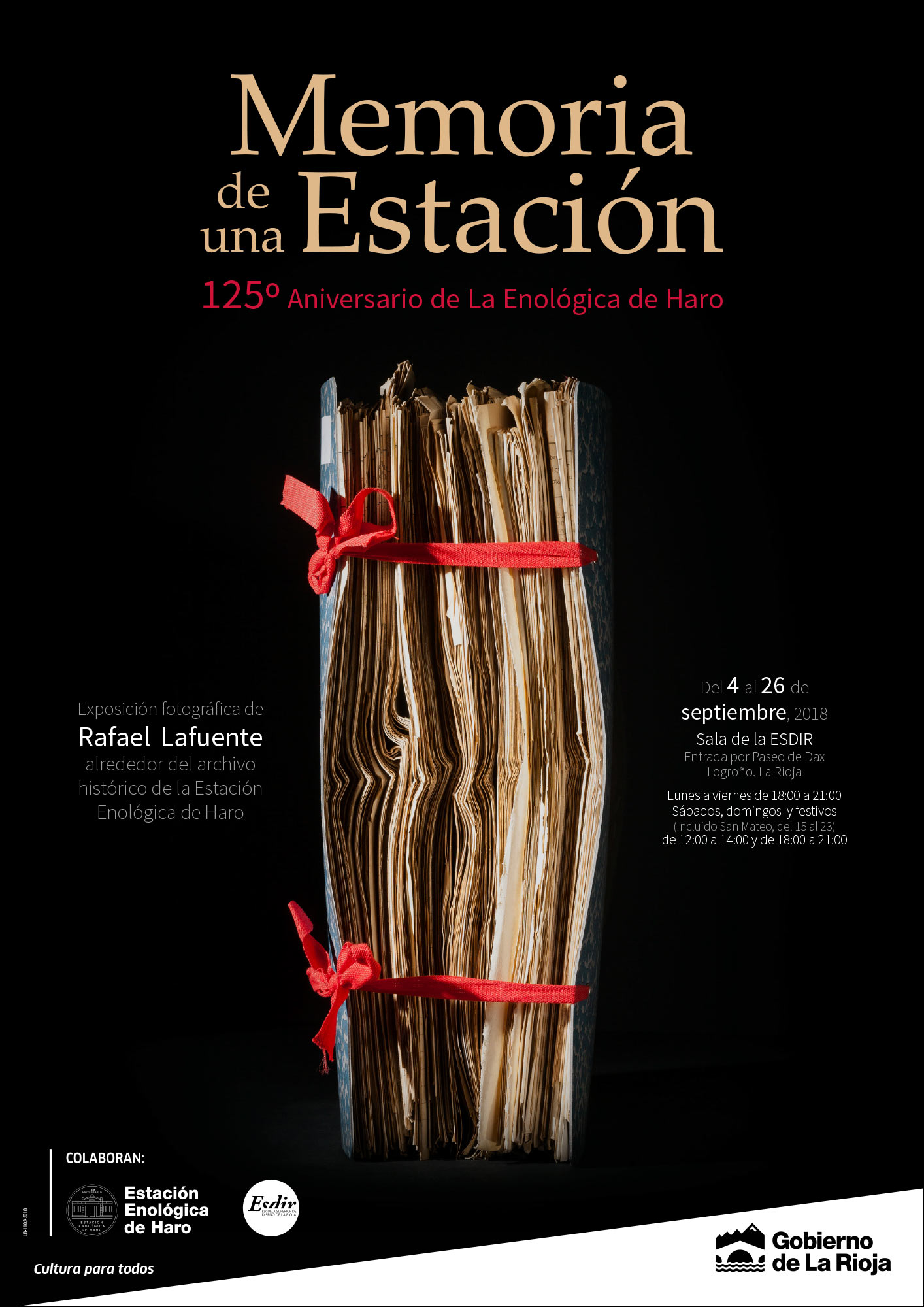 Exposición Memoria de una Estación. 125 aniversario de la Estación Enológica
