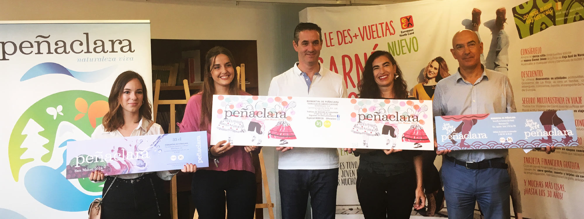 Las alumnas María Mas y Soraya Manso premiadas en el X Concurso de Diseño de Etiquetas de Peñaclara