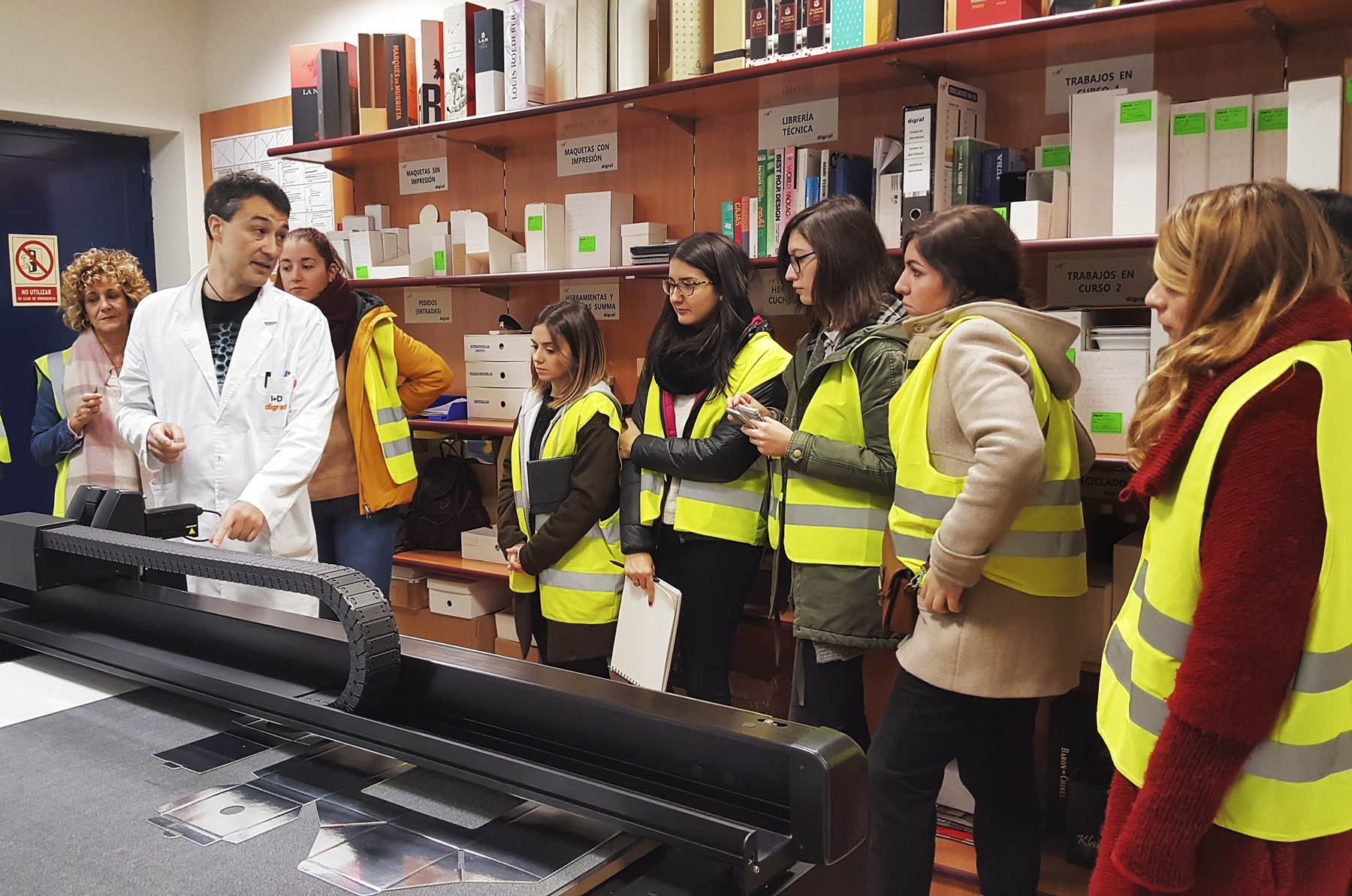 El Máster de Packaging en la imprenta Digraf