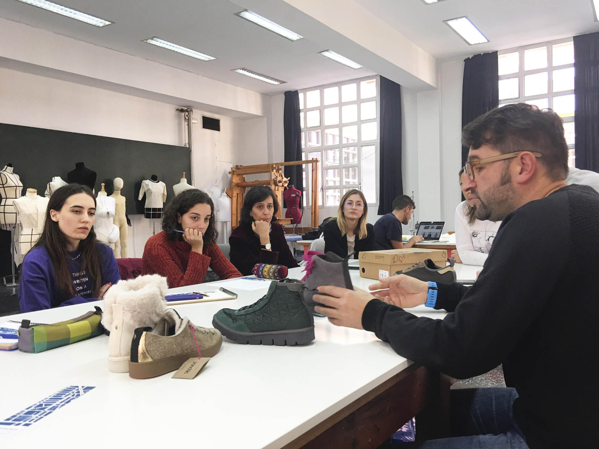 Panchic y Mikonos en el Máster de Calzado