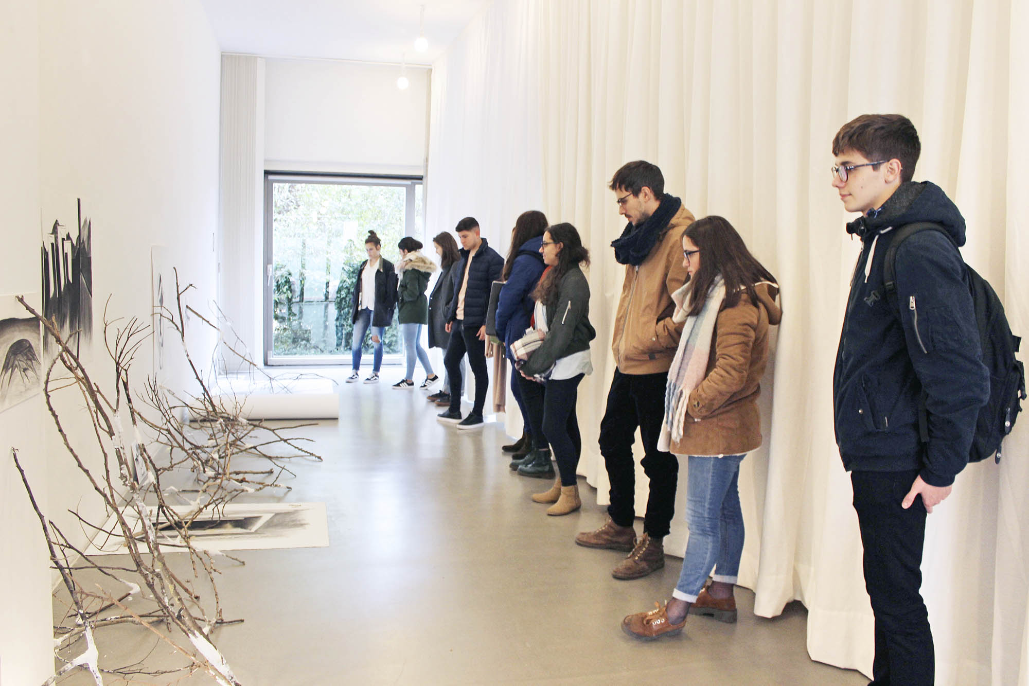 Visita a la exposición "Lo por hacer" de Blanca Navas