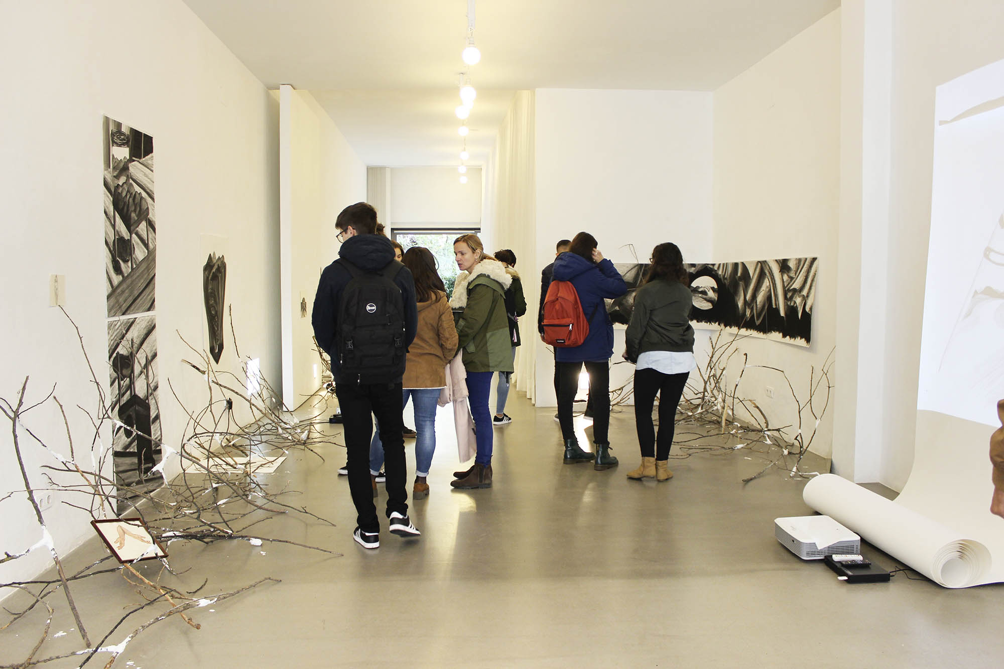 Visita a la exposición "Lo por hacer" de Blanca Navas