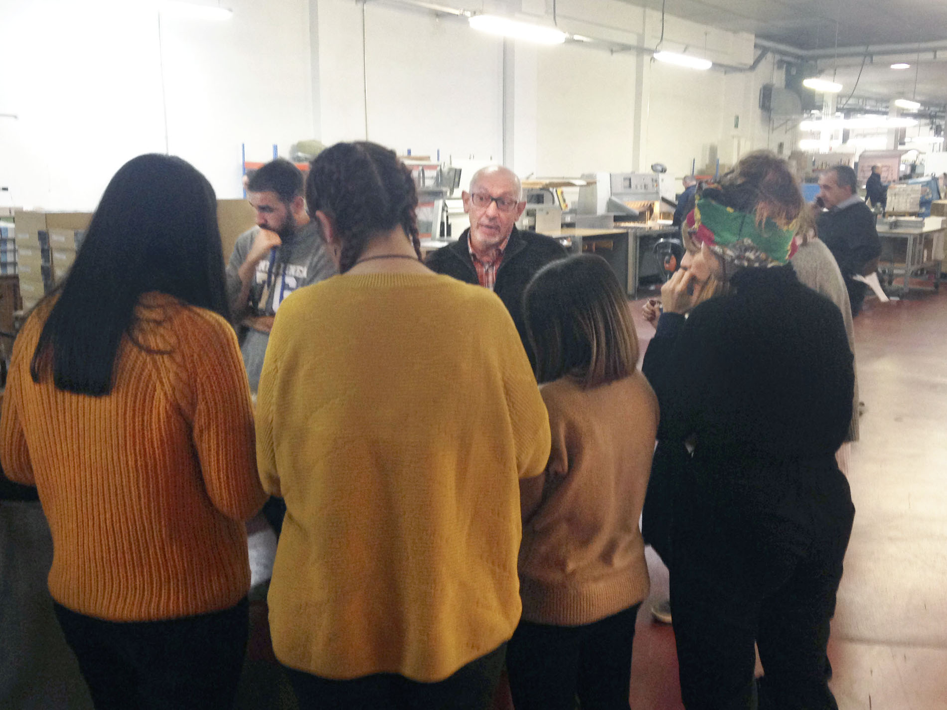 Visita a Argraf del Máster de Packaging