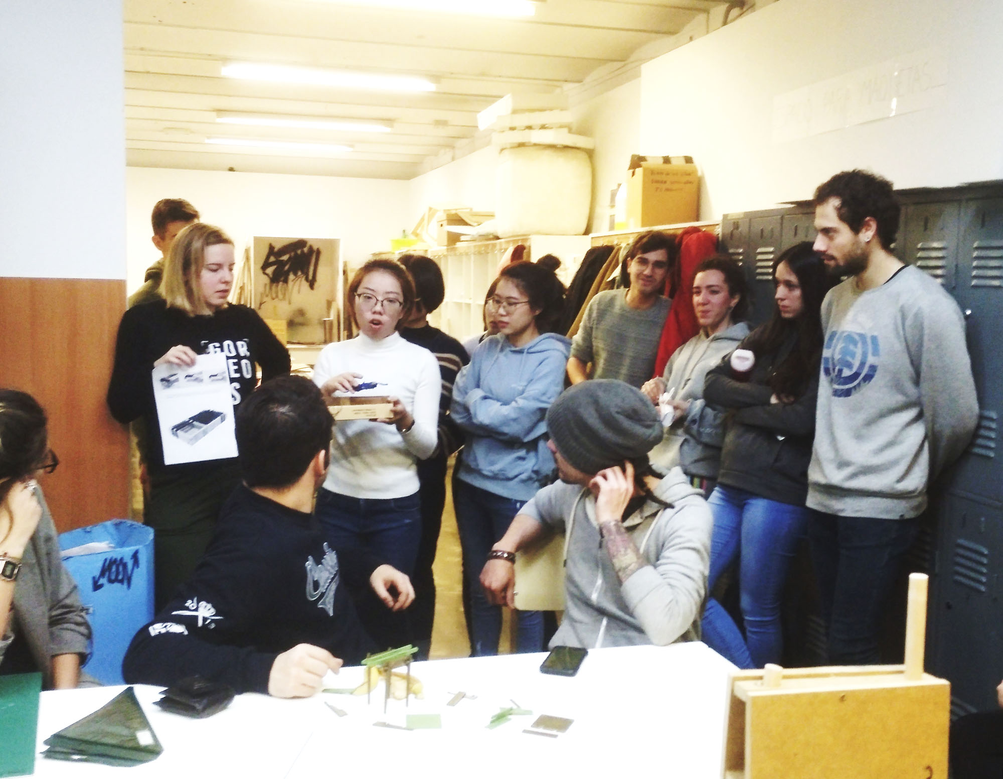 Visita Zhang Li y finalización del taller Open Design