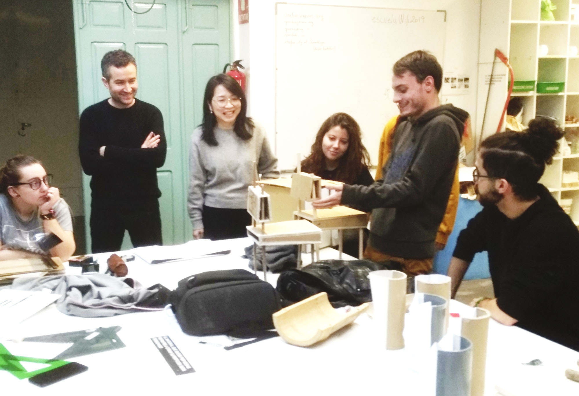 Visita Zhang Li y finalización del taller Open Design