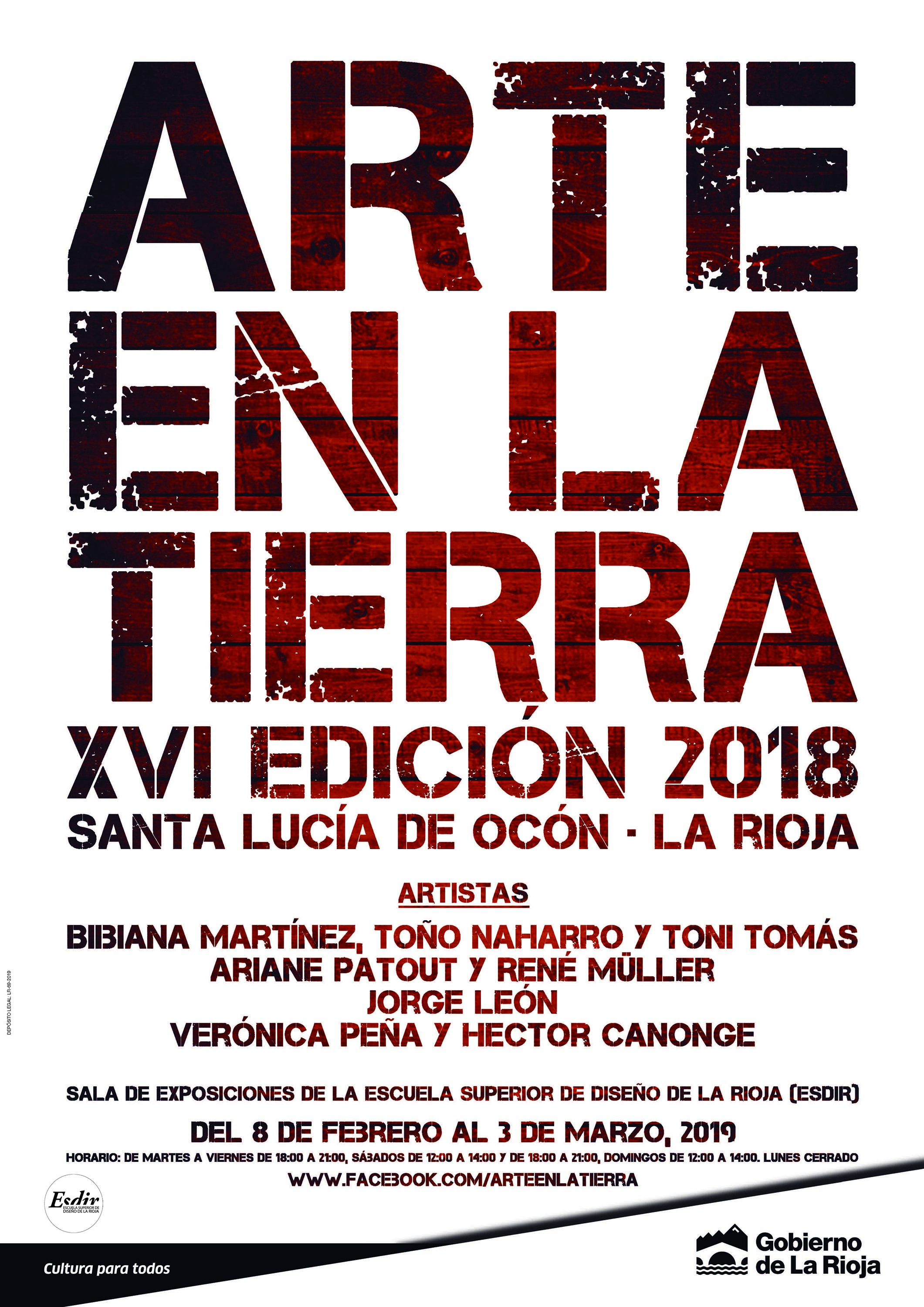 Exposición de la XVI edición de Arte en la Tierra