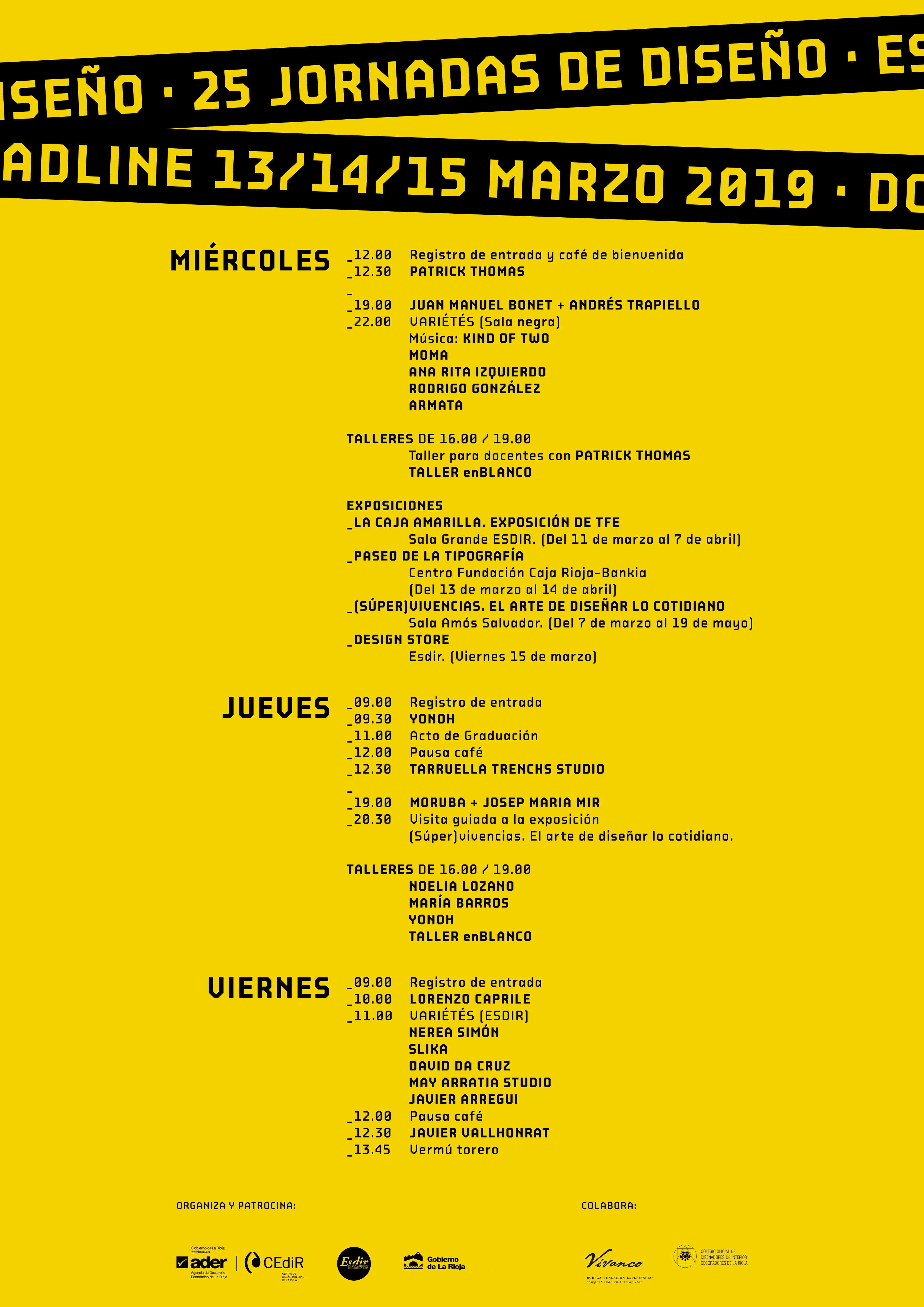 25 Jornadas de Diseño. Esdir