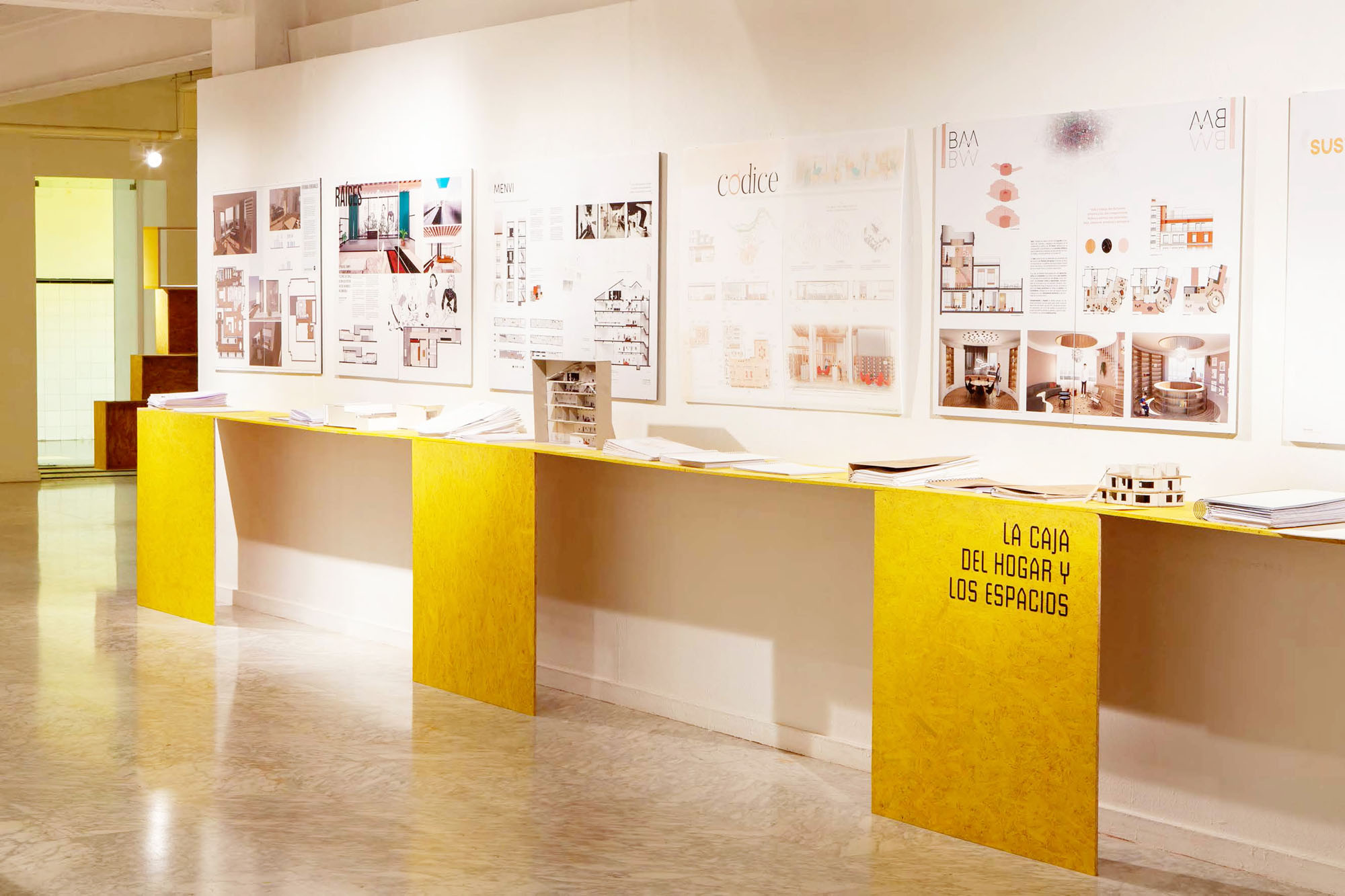 La Caja Amarilla. Exposición de los TFE 2018