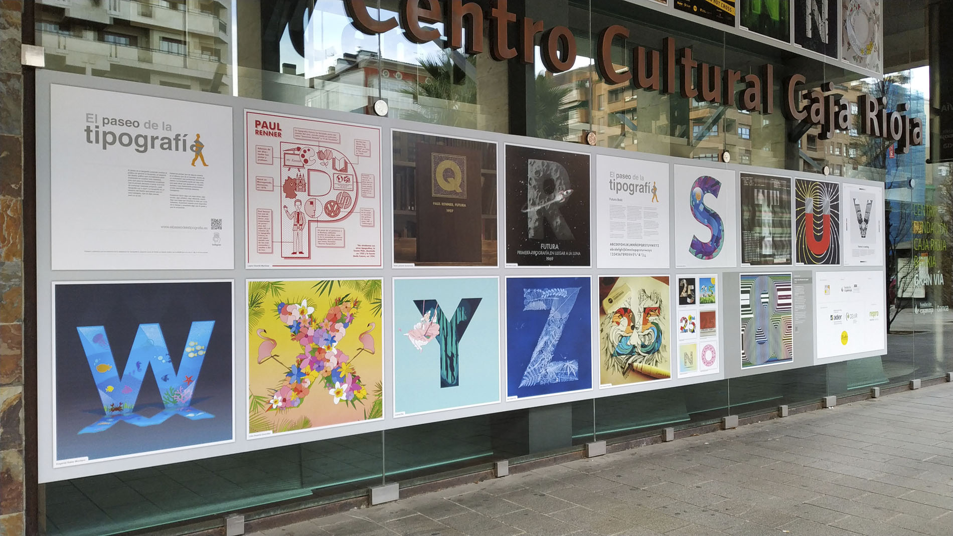 Paseo de la Tipografía. Futura. 2019