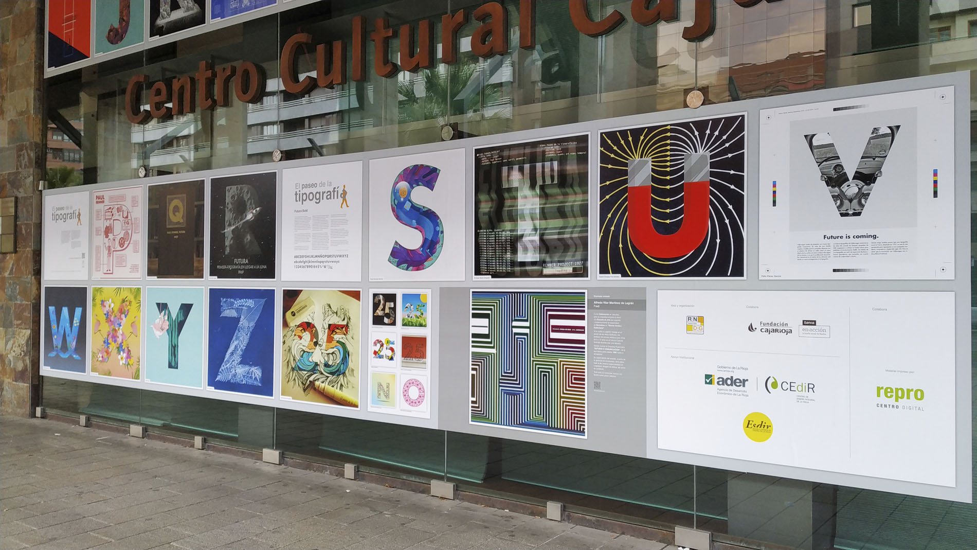 Paseo de la Tipografía. Futura. 2019