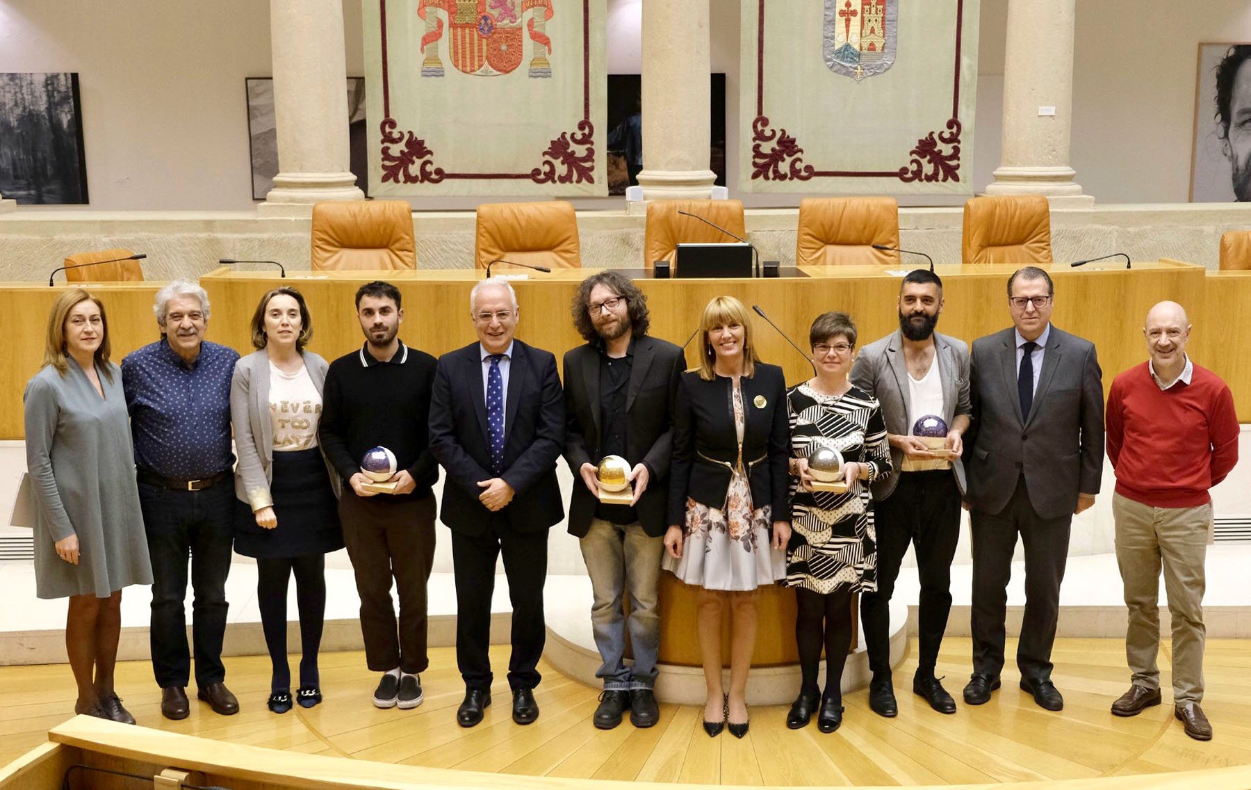 Entrega de premios del 11º Certamen de Pintura del Parlamento de La Rioja
