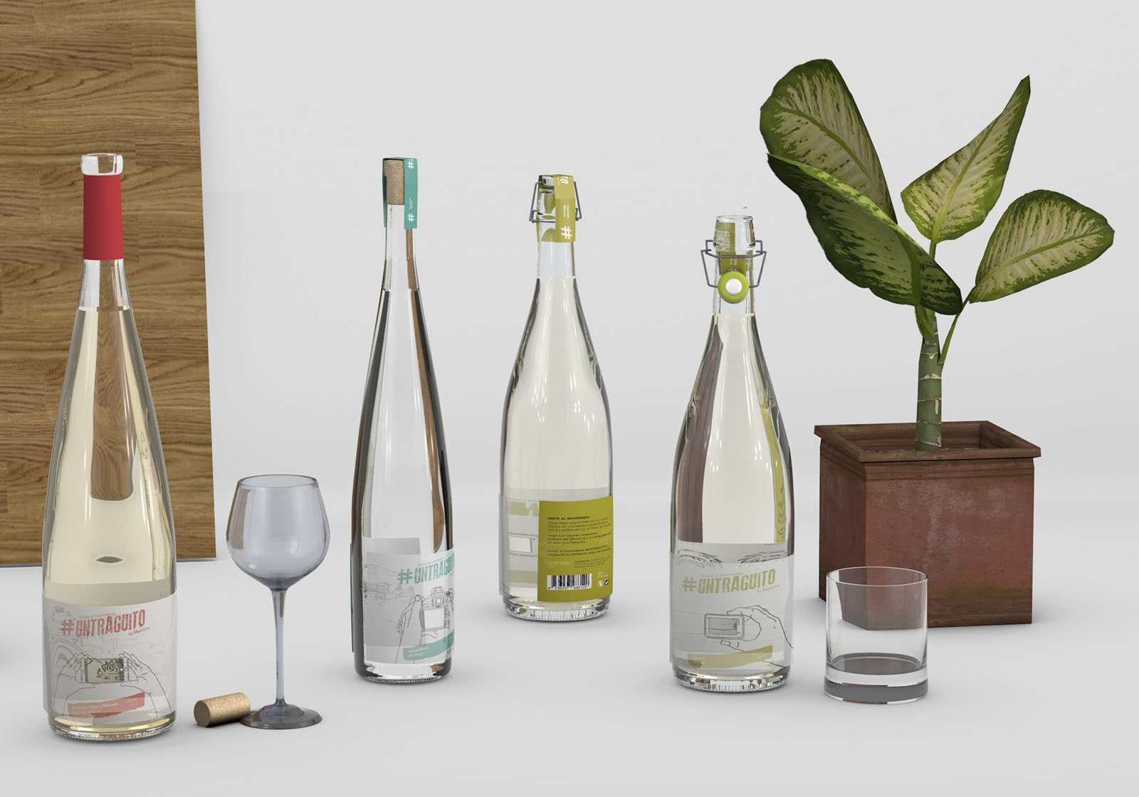 Presentación del primer proyecto de la asignatura de Diseño Integral de Packaging para la Industria Vitivinícola.