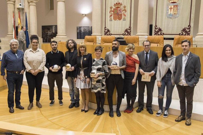 Entrega de premios del 11º Certamen de Pintura del Parlamento de La Rioja