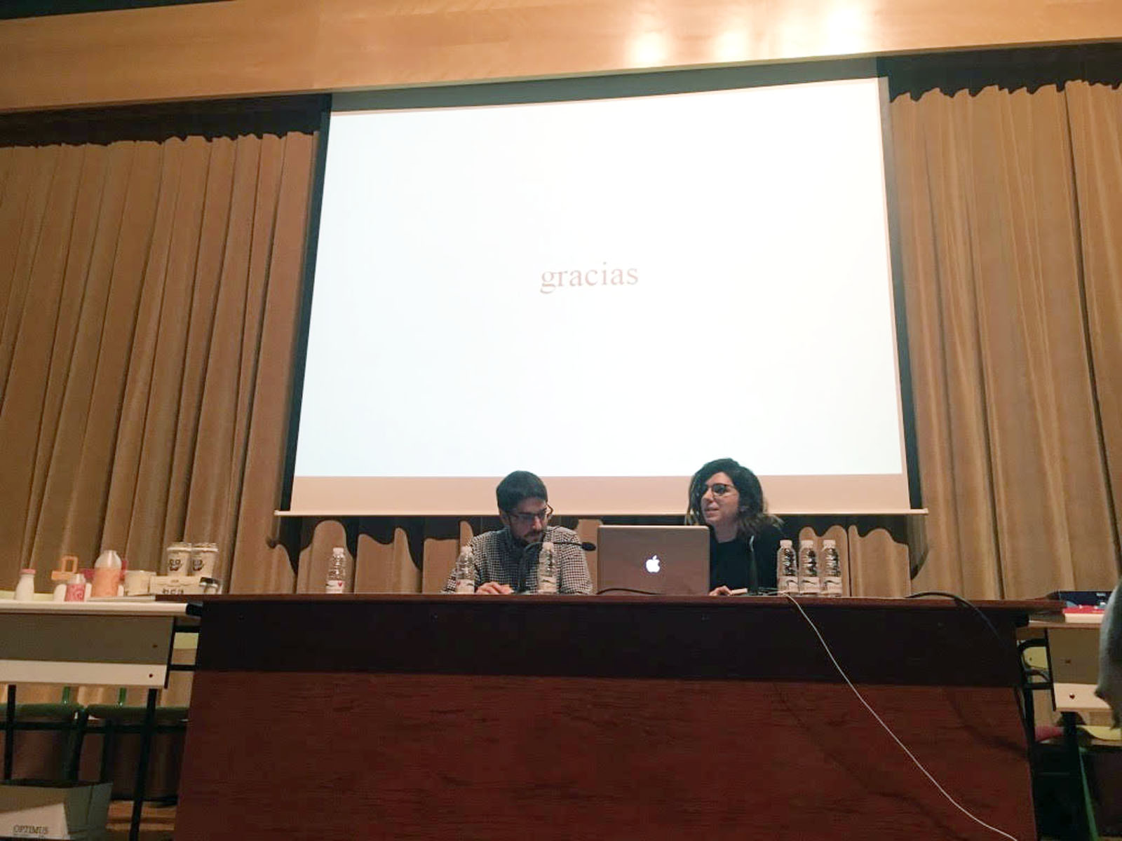 Marta Terrazas y José Luis Casao en el Máster de Packaging